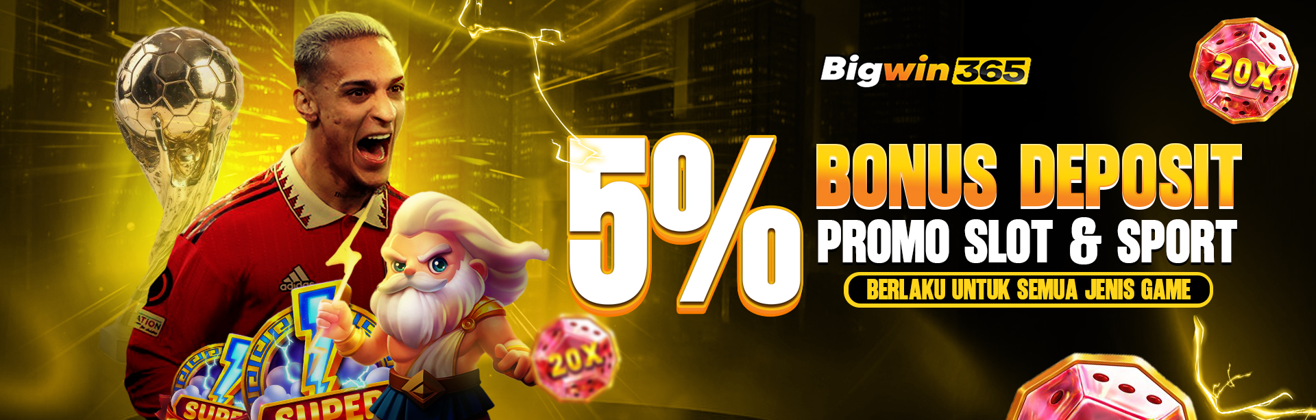 PROMO BONUS DEPOSIT HARIAN 5%	