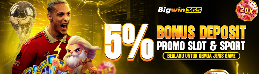PROMO BONUS DEPOSIT HARIAN 5%	